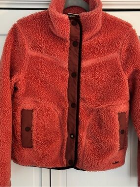 L.L. Bean Women’s Coral Plush Sherpa Jacket